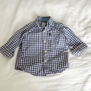 3/$20 Gingham button Down Shirt | Carter’s | 12 Months